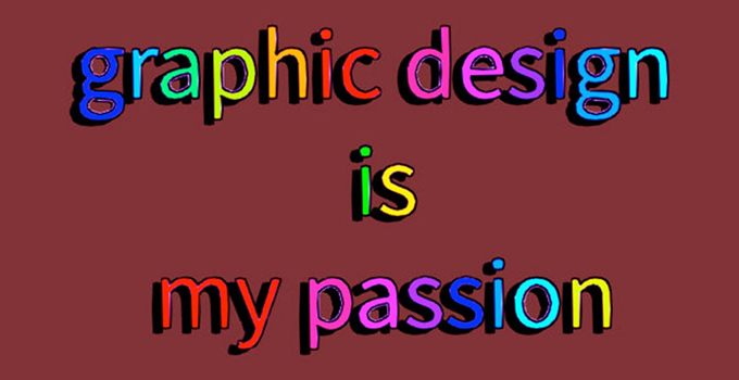 Graphic Design is my Passion (A horrible looking infographic to