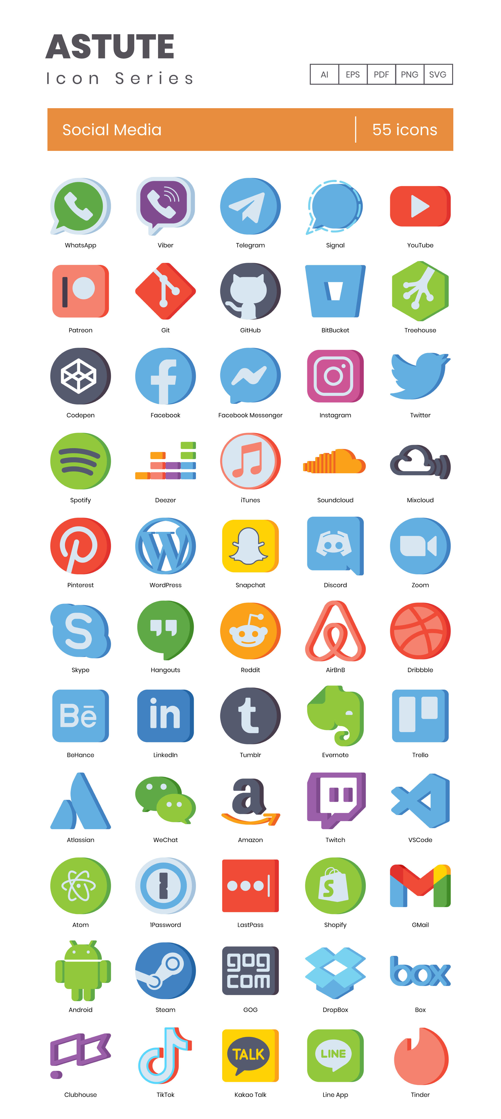 Free Aesthetic App Icons Flat Icons