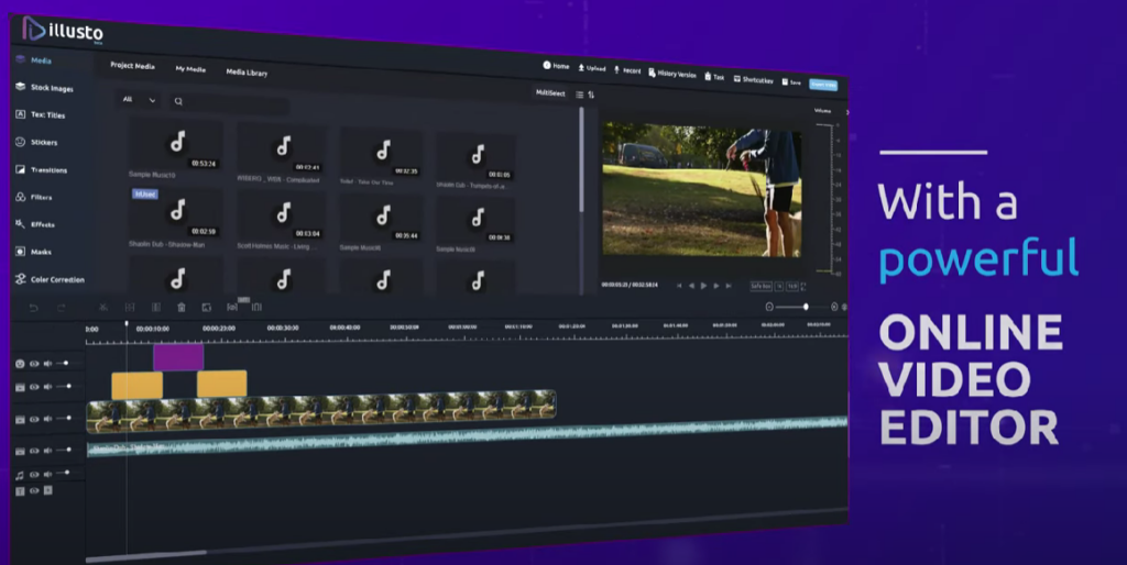 illusto video editor preview image