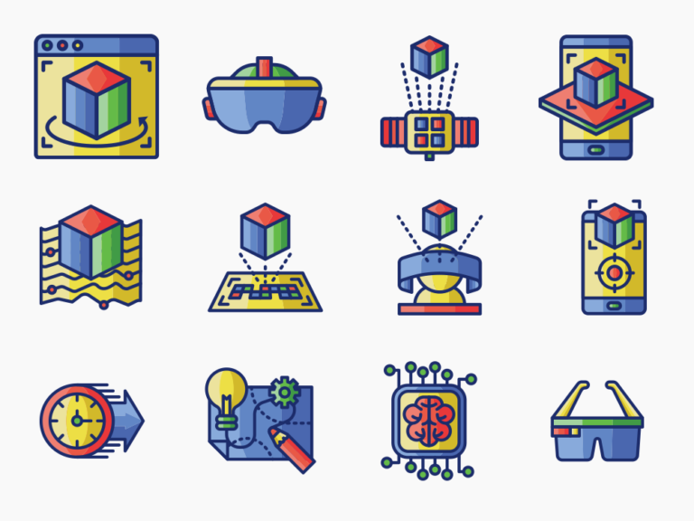65 Interactive Reality Icon Set Featured Image
