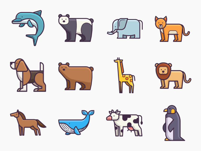 100 Creatures Icon Set Featured Image