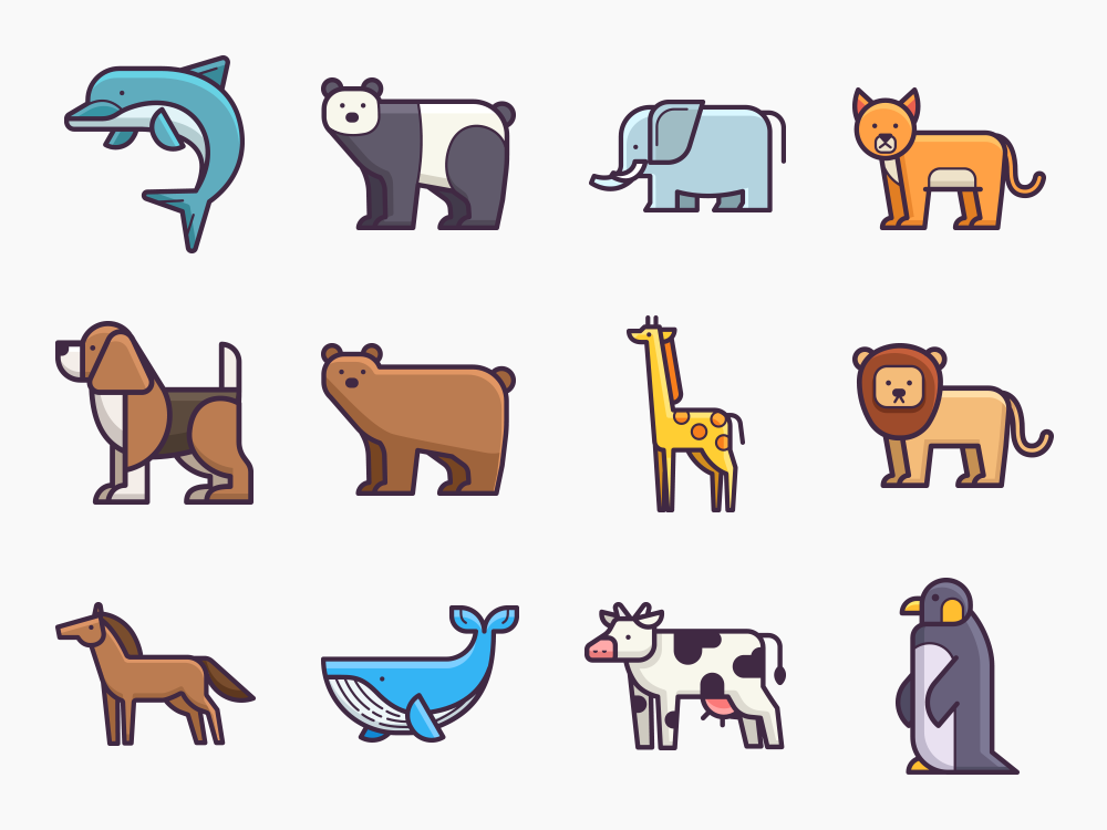 100 Creatures Icon Set Featured Image