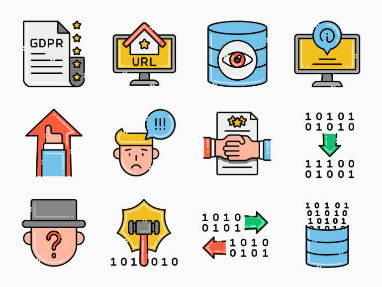 75 GDPR Icon Set Featured Image