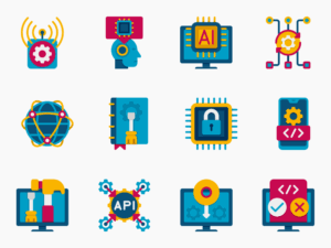 75 Informatics Icon Set - Flat Icons