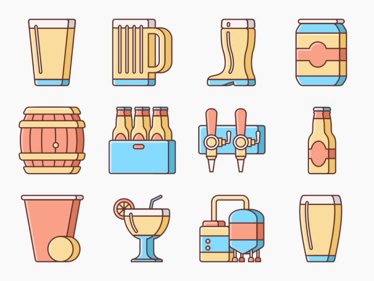 80 Brewpub Icon Set Featured Image