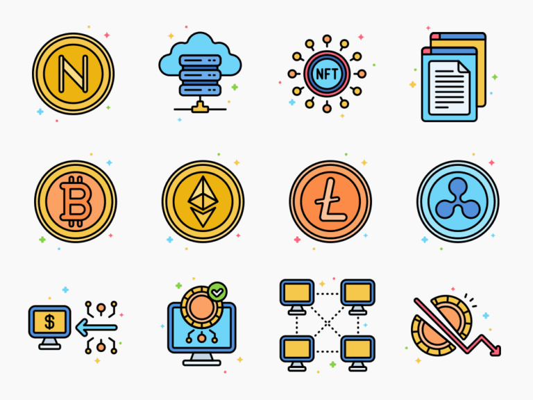 60 Cryptocurrency Icon Set Featured Image