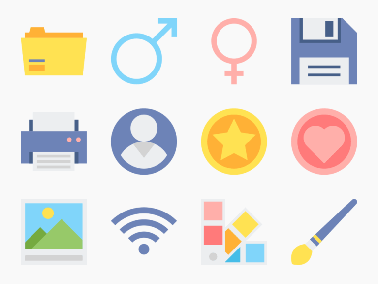 60 Web Environment Icon Set Featured Image