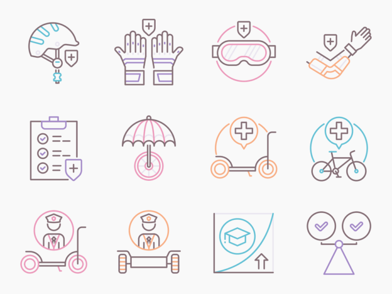70 Commute Icon Set Featured Image