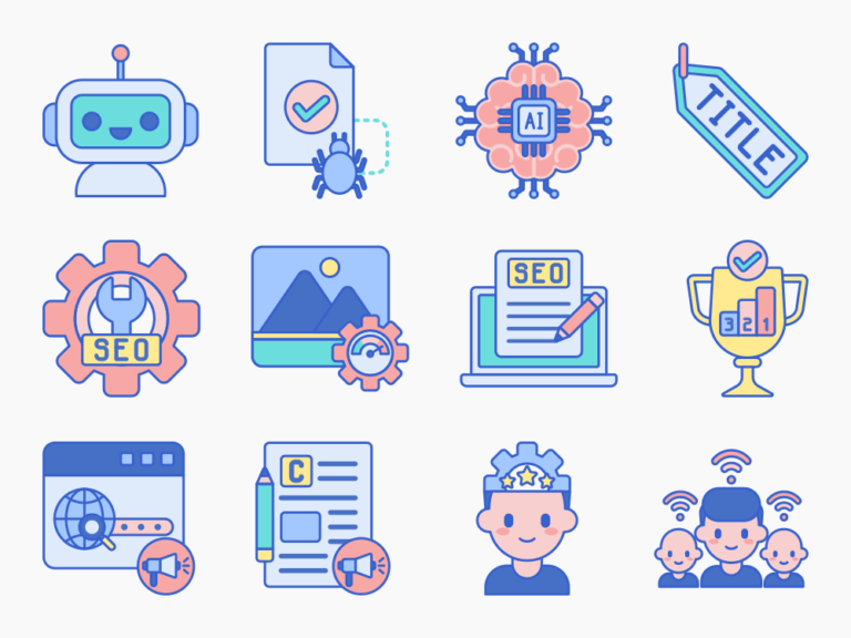 85 SERP Icon Set Featured Image