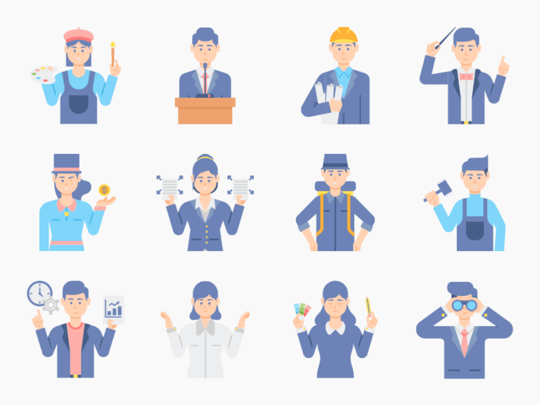 78 Character Icon Set Featured Image