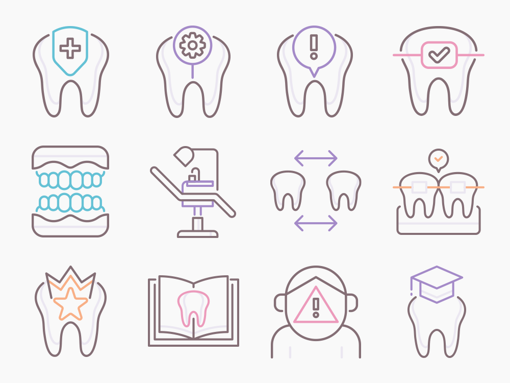 80 Smile Fix Vector Icon Set Featured Image