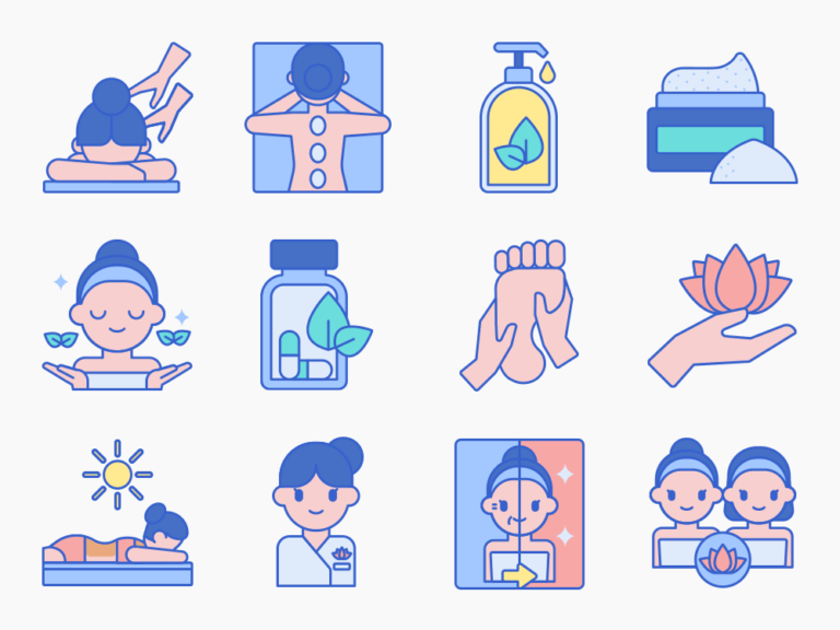 80 Wellness Icon Set Featured Image