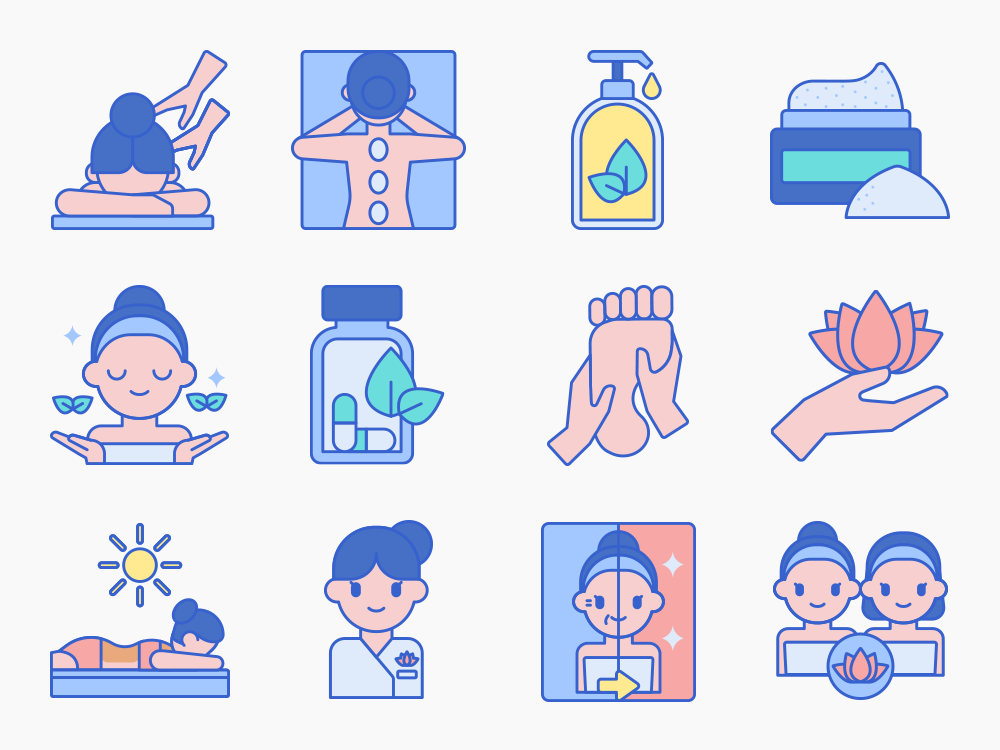 80 Wellness Icon Set Featured Image