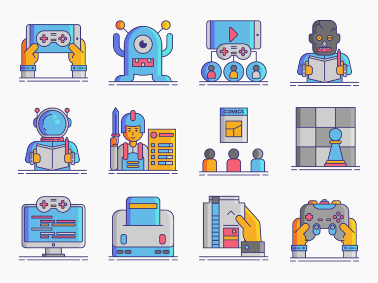 90 Geekdom Icon Set Featured Image