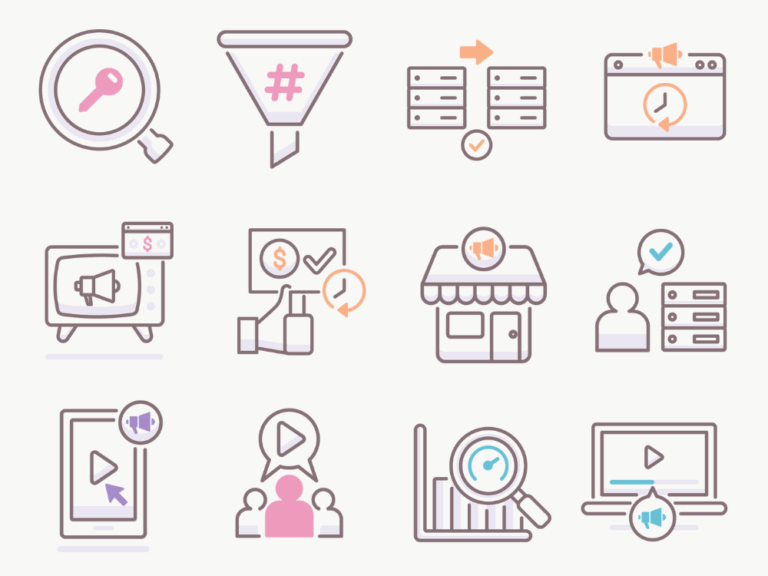 100 Ad Agency Icon Set Featured Image