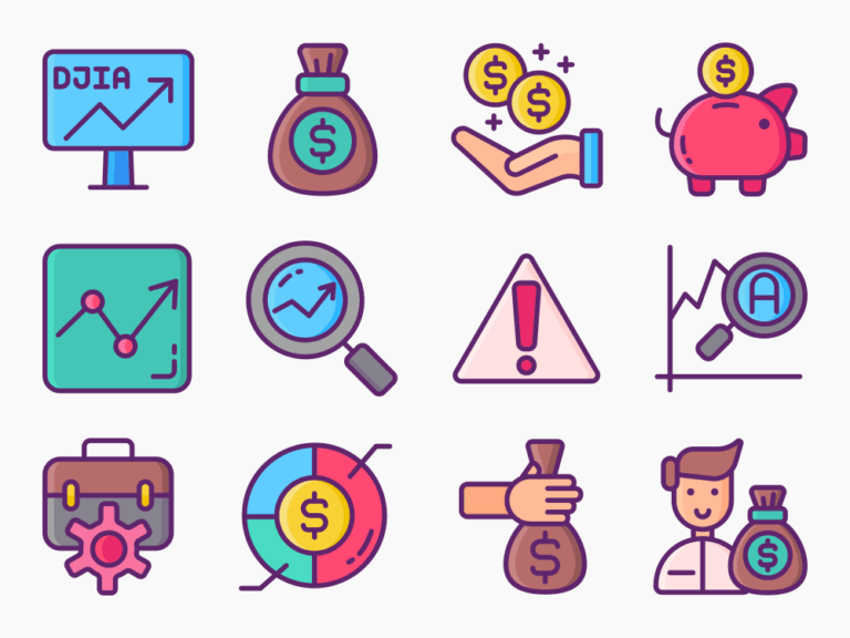 55 Capital Icon Set Featured Image