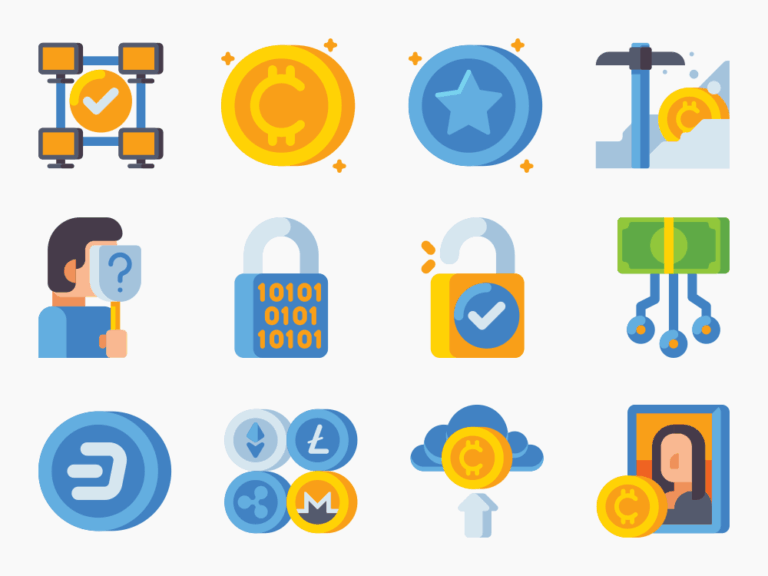 60 Crypto Coin Icon Set Featured Image