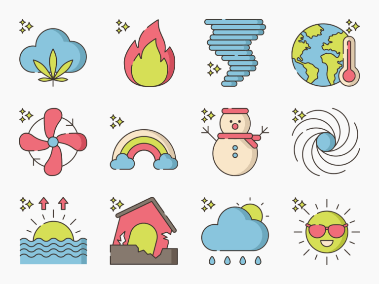 75 Forecast Icon Set Featured Image