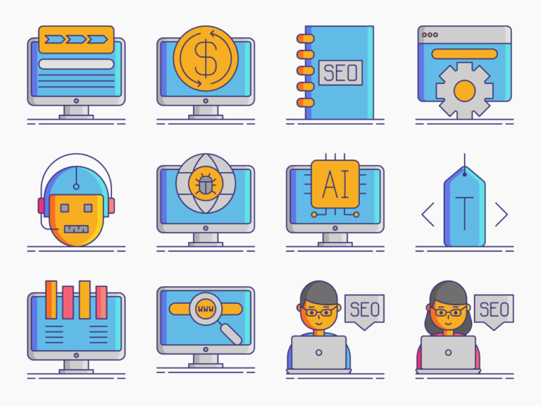 85 Web Rank Icon Set Featured Image