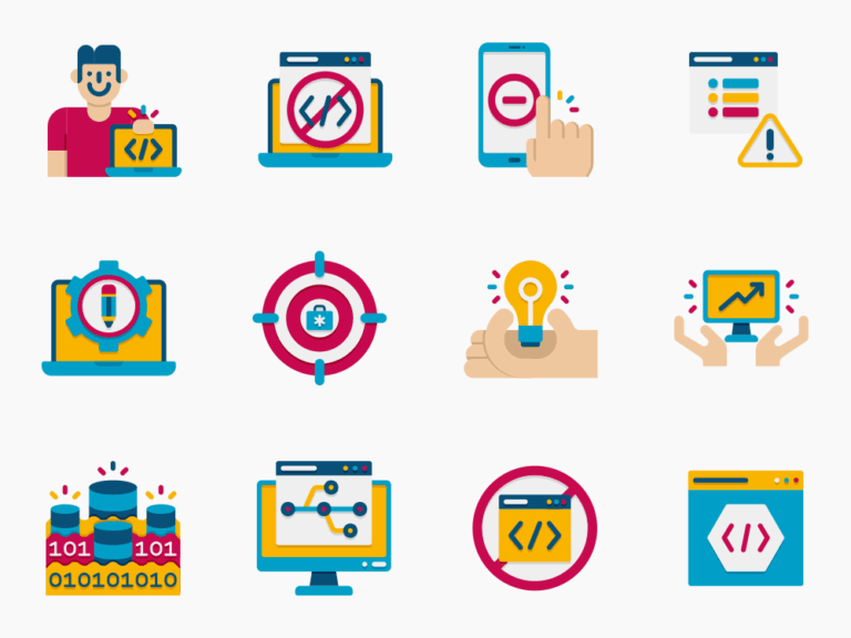 70 No Code Icon Set Featured Image