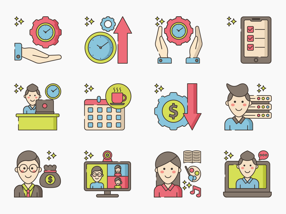 75 Solo-preneur Icon Set Featured Image