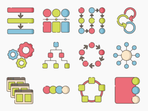 80 Data Visual Icon Set - Flat Icons