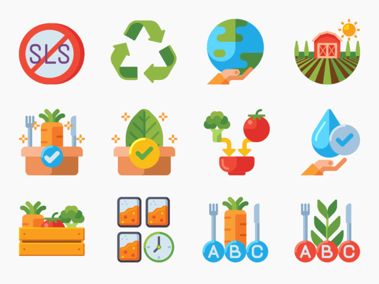 90 Plant-Based Icon Set Featured Image