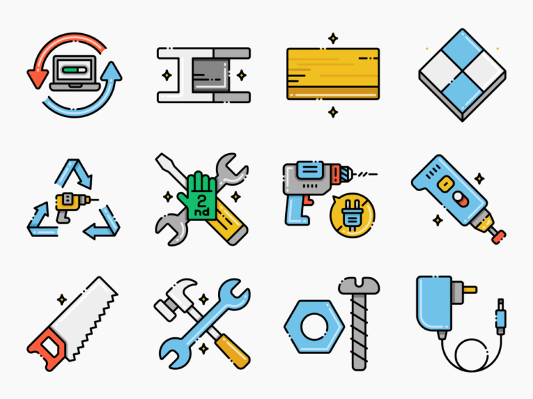 50 Tool Shop Icon Set Featured Image