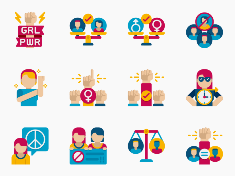80 Protest Icon Set Featured Image