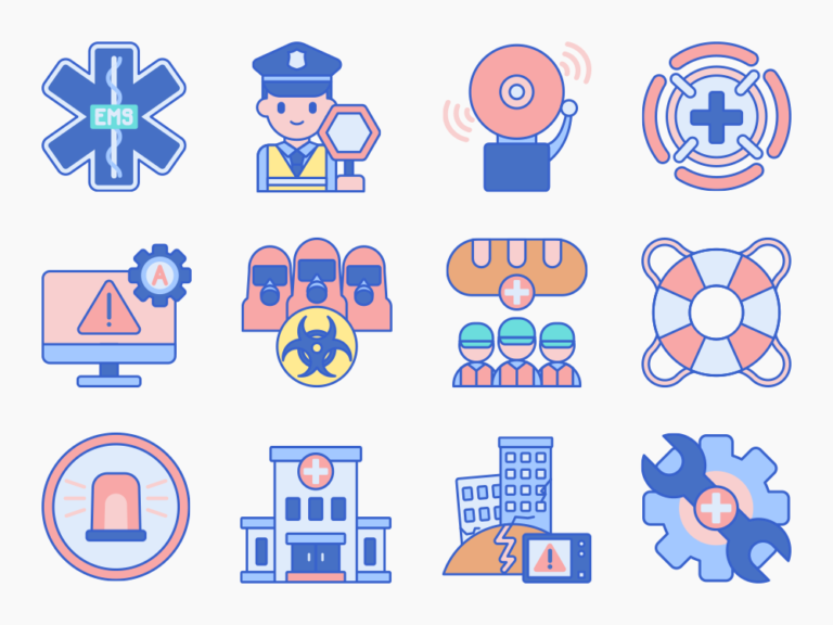 85 First Aid Icon Set Featured Image