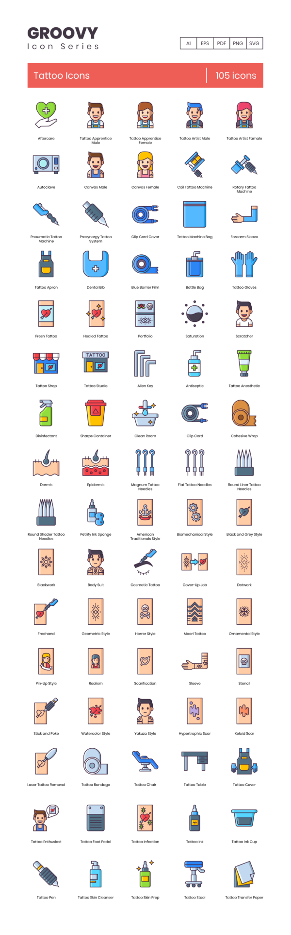 80 Ink Studio Icon Set - Flat Icons