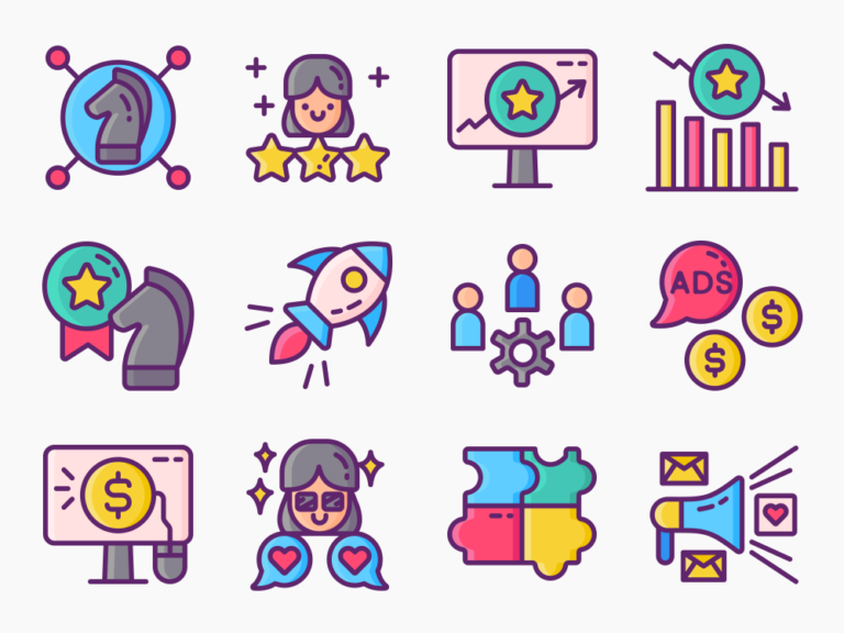 90 Social Media Firm Icon Set Featured Image
