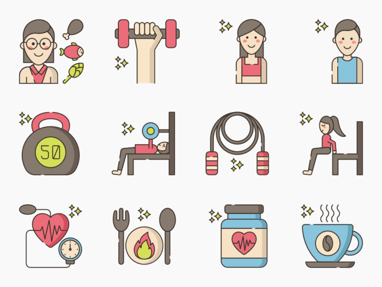 90 Health Boost Icon Set Featured Image