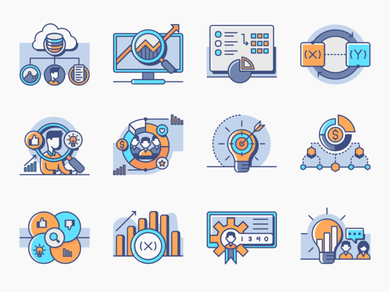 67 Consumer Study Icon Set Featured Image