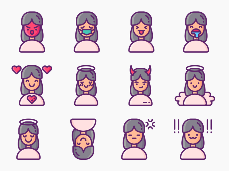 87 Emojis Icon Set Featured Image