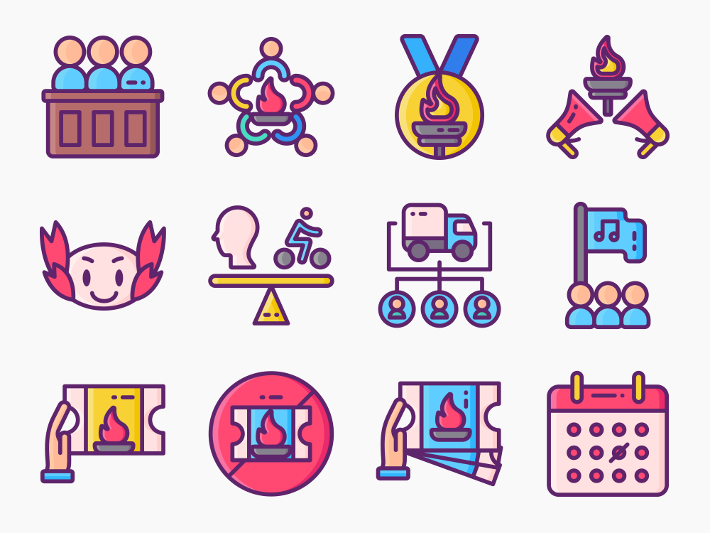 70 Winter Sports Icon Set Featured Image