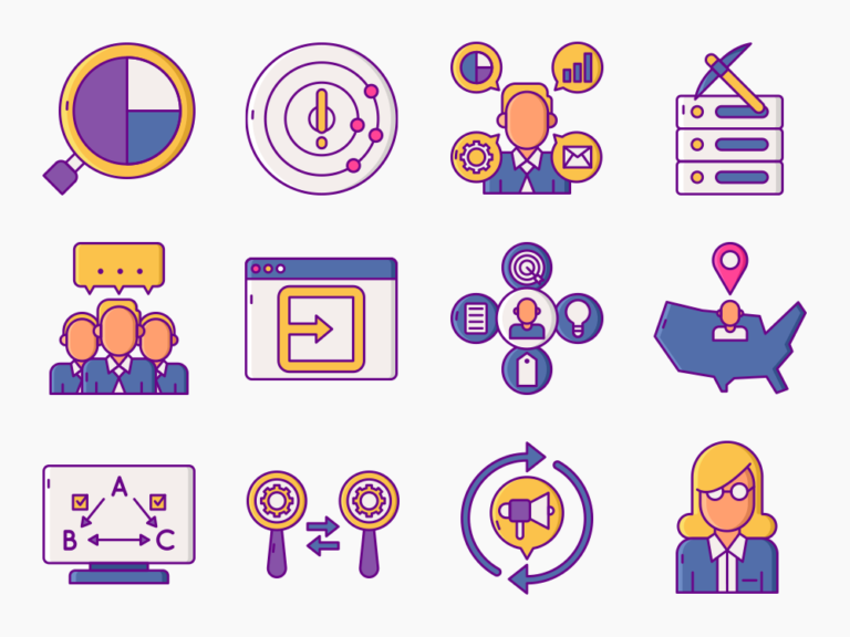 75 Trend Tracking Icon Set Featured Image