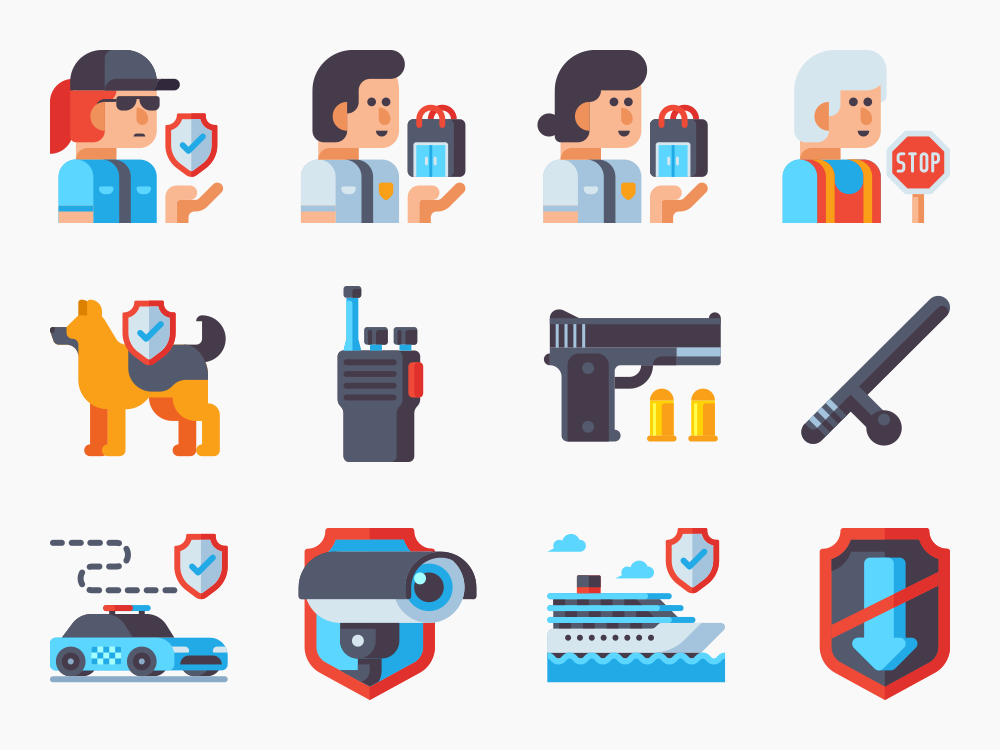 80 Protector Icon Set Featured Image