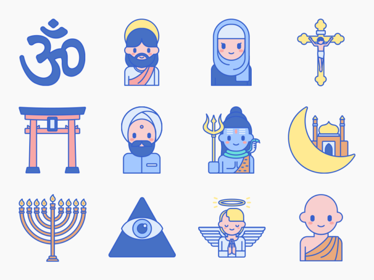 90 Faith Icon Set Featured Image