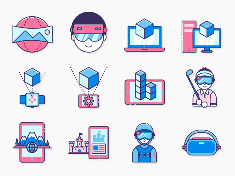 55 Enhanced Reality Icon Set Featured Image