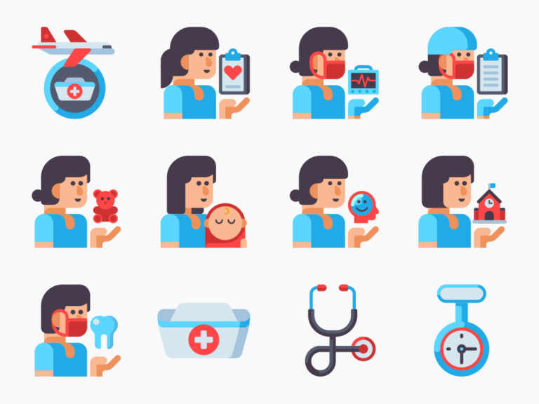 70 Clinical Support Icon Set Featured Image