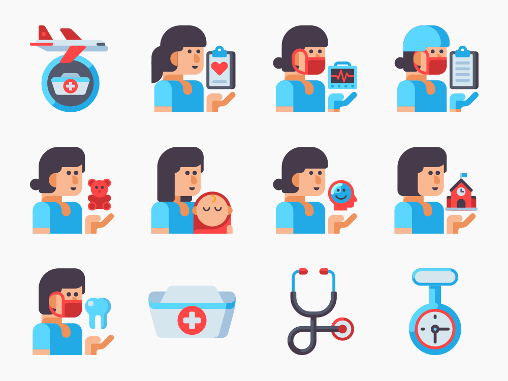 70 Clinical Support Icon Set Featured Image