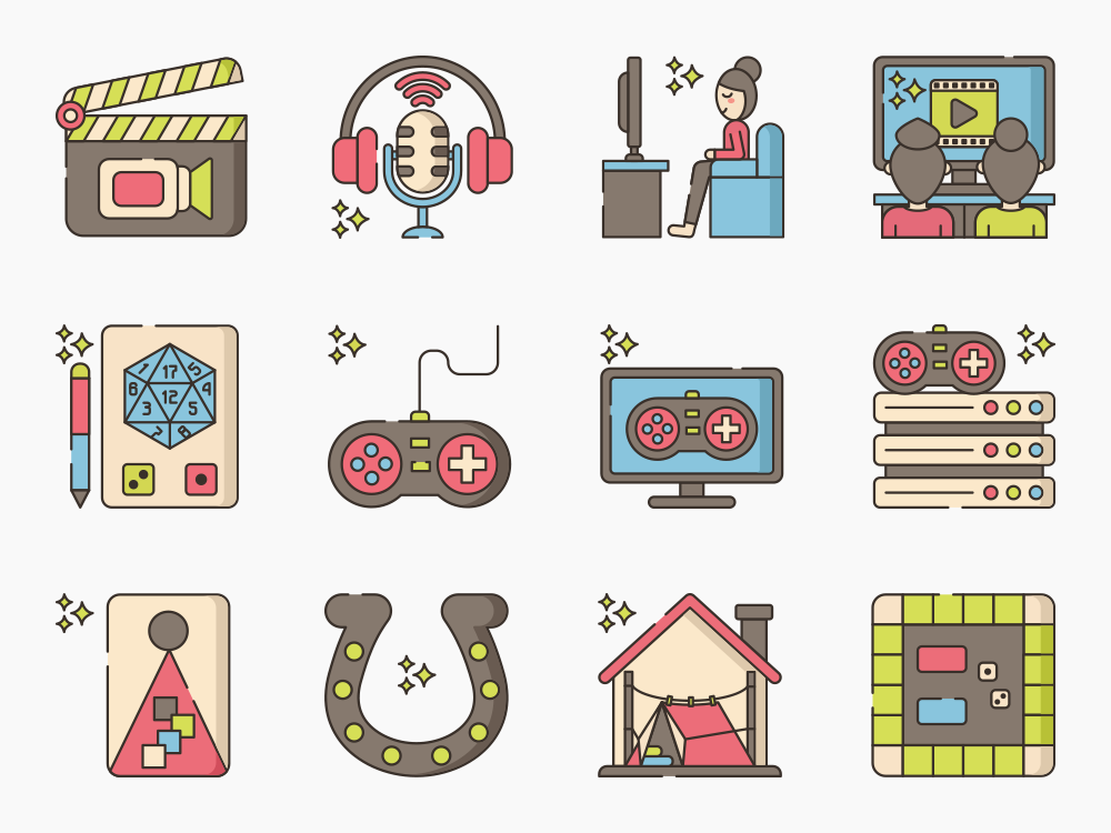 80 Indoor Life Icon Set Featured Image