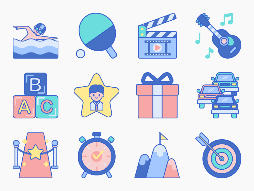 92 Game Mechanics Icon Set Featured Image
