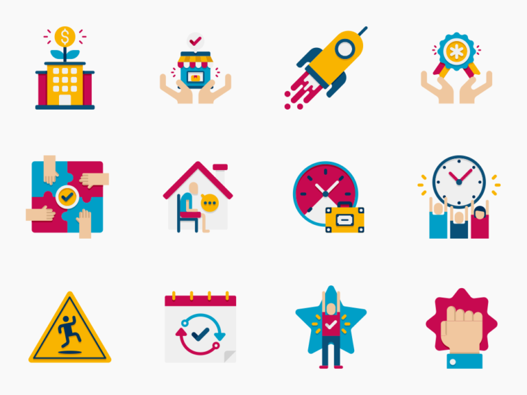 75 Small Business Icon Set Featured Image