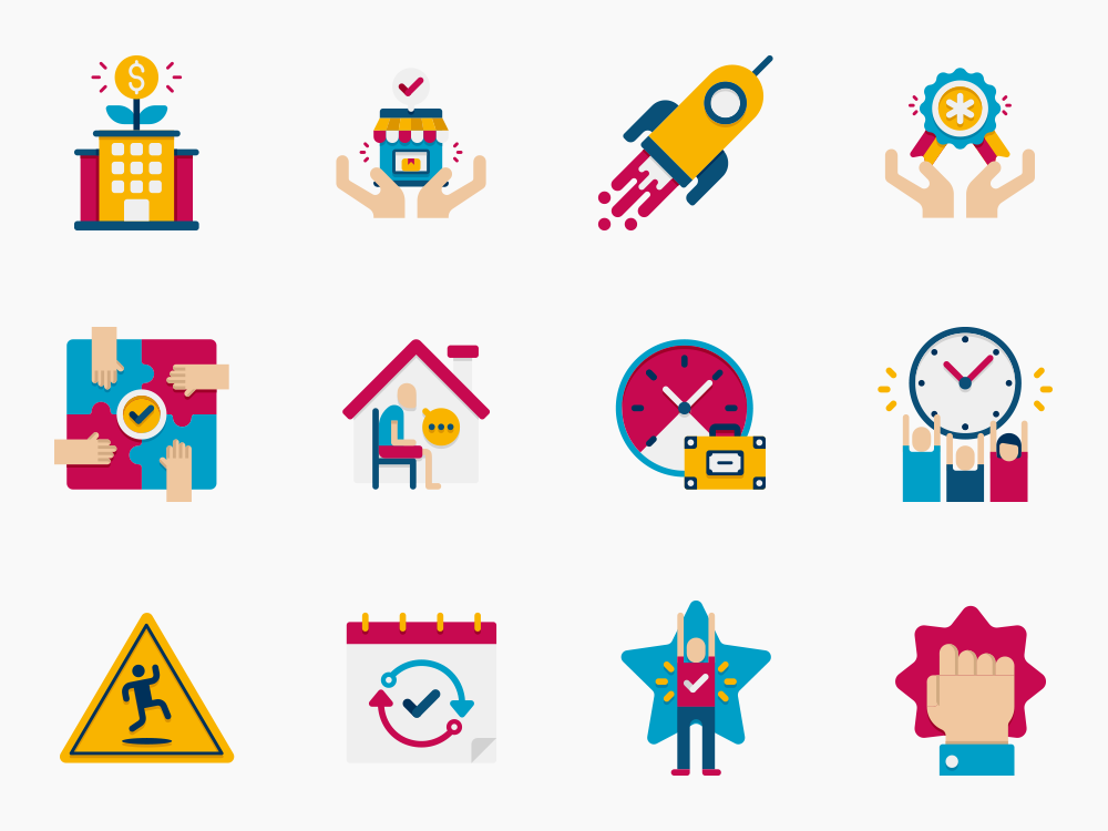 75 Small Business Icon Set Featured Image