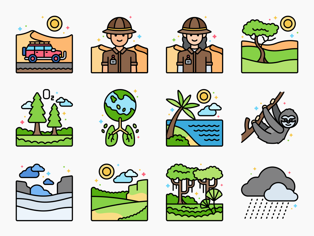 80 Outdoors Icon Set Featured Image
