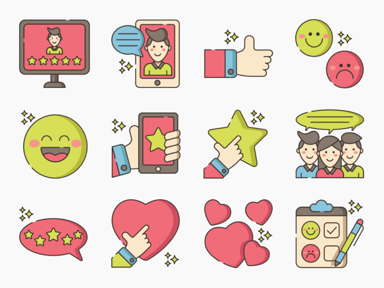 55 Client Opinions Icon Set Featured Image