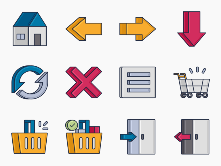 60 Internet Activities Icon Set Featured Image