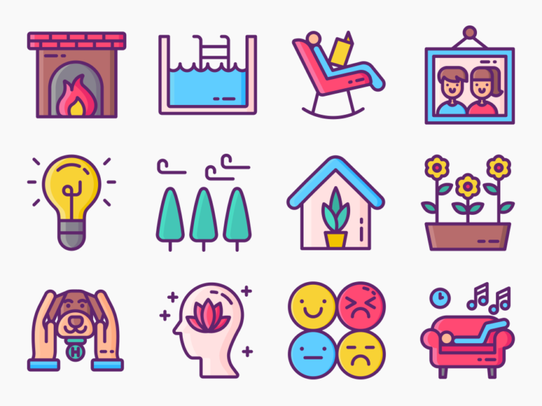 78 Coziness Icon Set Featured Image